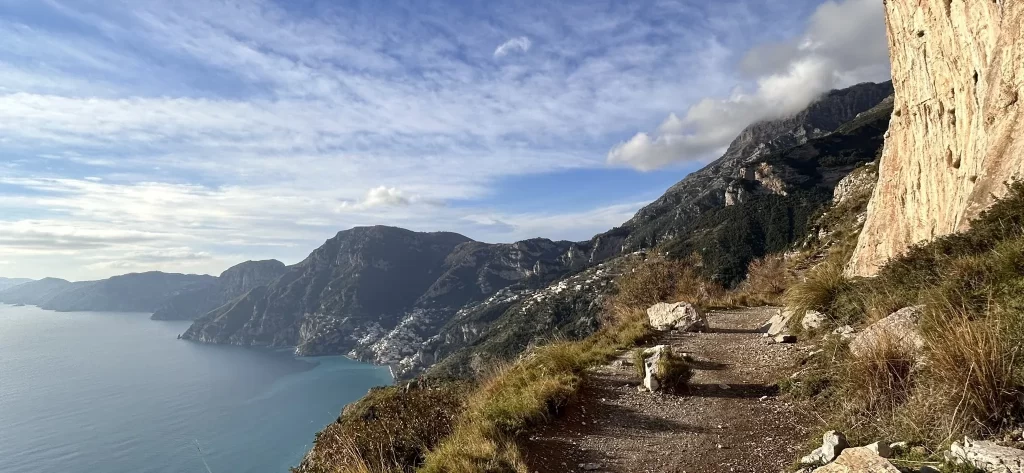 percorso sentiero degli dei